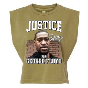 Justice For George Floyd BLM Garment-Dyed Women's Muscle Tee