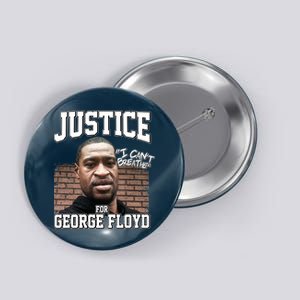 Justice For George Floyd BLM Button