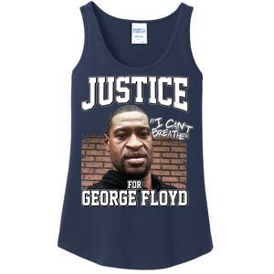 Justice For George Floyd BLM Ladies Essential Tank