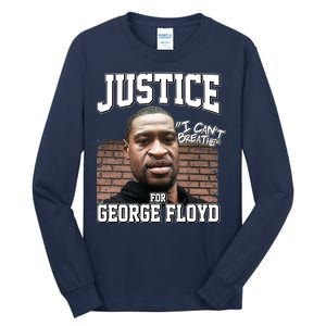 Justice For George Floyd BLM Tall Long Sleeve T-Shirt