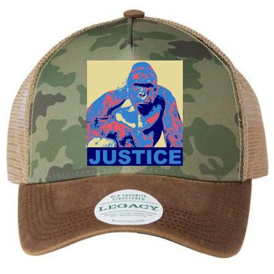 Justice For Harambe RIP Poster Legacy Tie Dye Trucker Hat