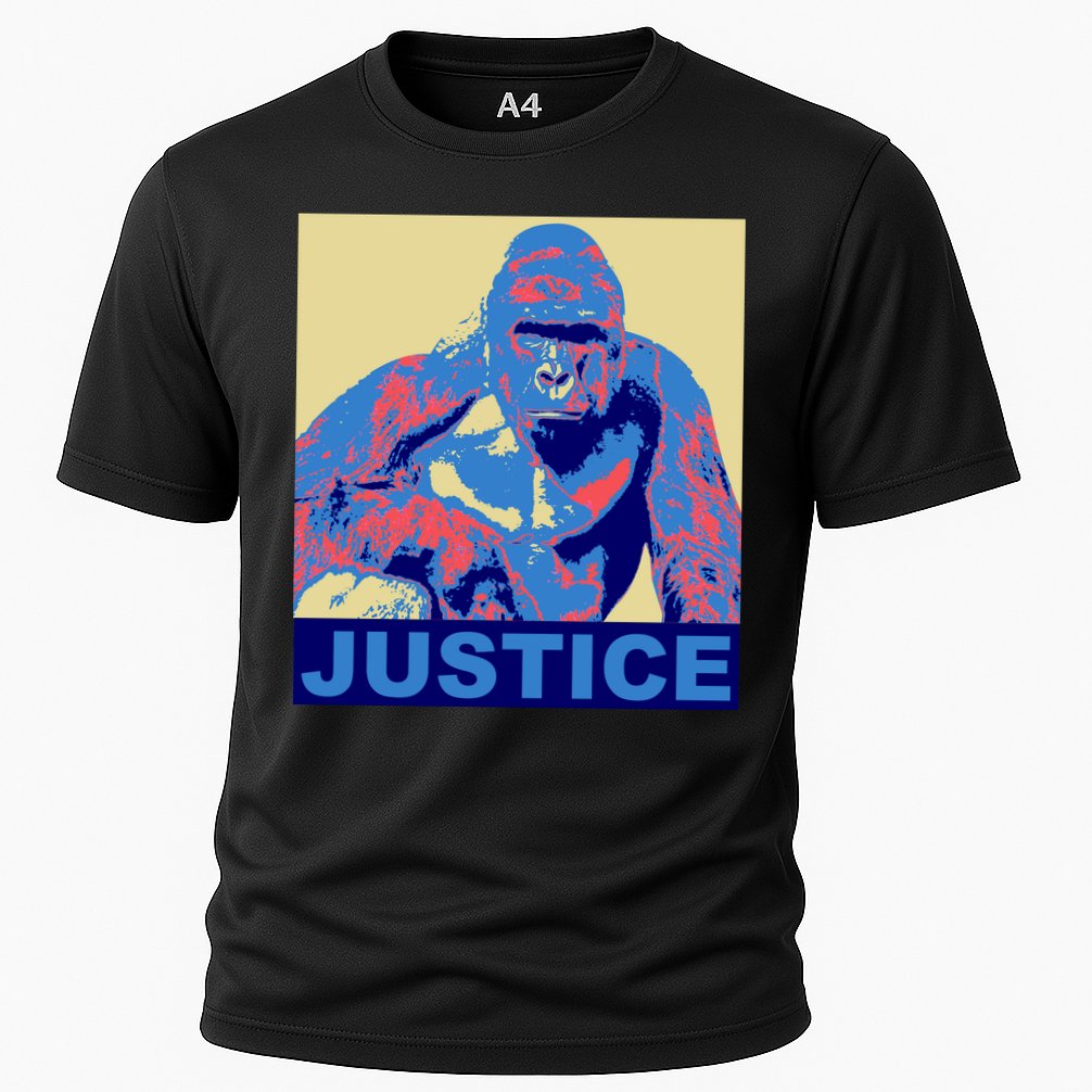 Justice For Harambe RIP Poster Cooling Performance Crew T-Shirt