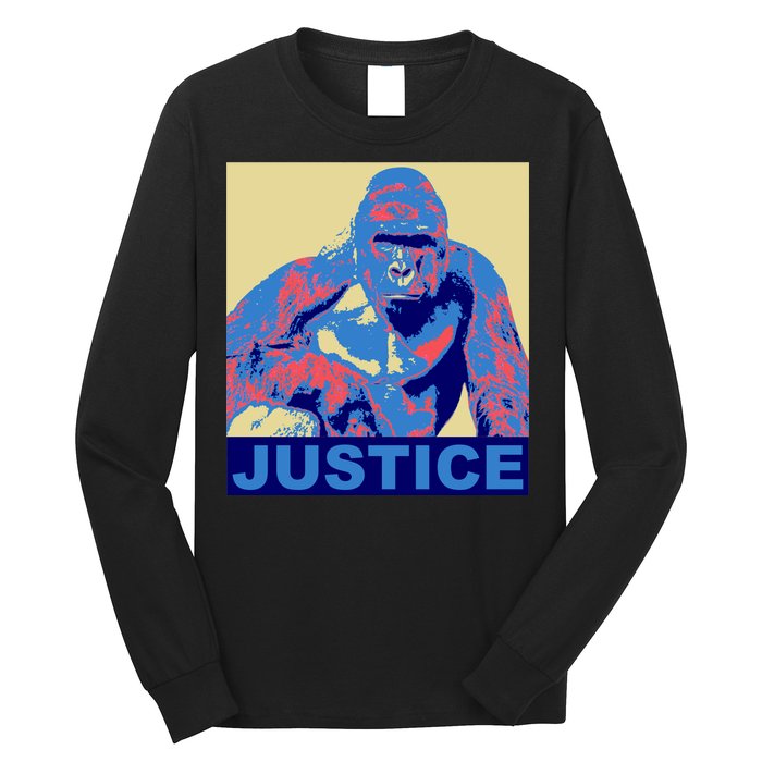 Justice For Harambe RIP Poster Long Sleeve Shirt