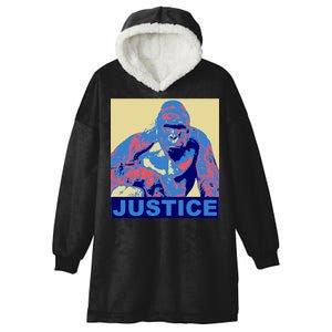 Justice For Harambe RIP Poster Hooded Wearable Blanket