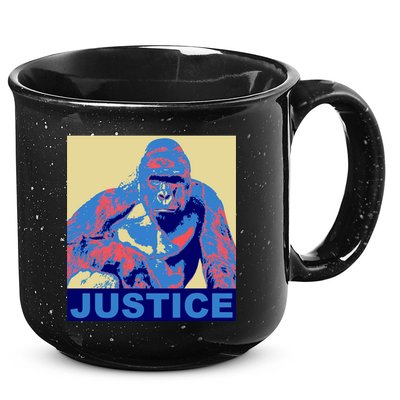 Justice For Harambe RIP Poster 15oz Campfire Ceramic Mug