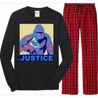 Justice For Harambe RIP Poster Long Sleeve Pajama Set