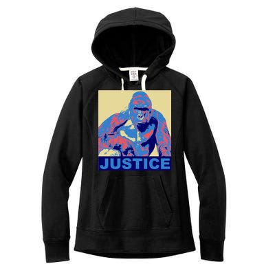 Justice For Harambe RIP Poster Women's Fleece Hoodie