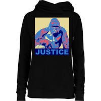 Justice For Harambe RIP Poster Womens Funnel Neck Pullover Hood