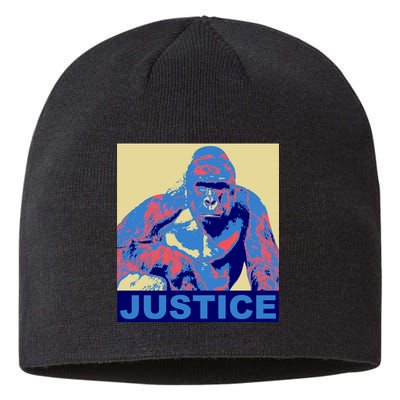 Justice For Harambe RIP Poster Sustainable Beanie