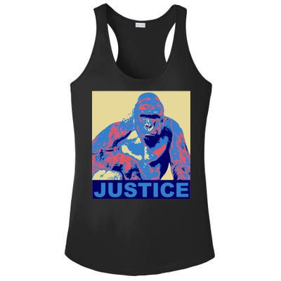 Justice For Harambe RIP Poster Ladies PosiCharge Competitor Racerback Tank