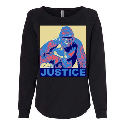 Justice For Harambe RIP Poster Womens California Wash Sweatshirt