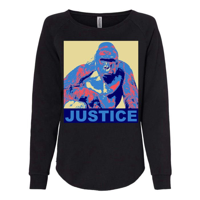 Justice For Harambe RIP Poster Womens California Wash Sweatshirt