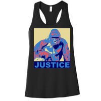 Justice For Harambe RIP Poster Women's Racerback Tank