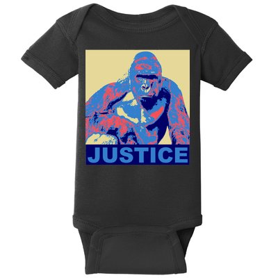 Justice For Harambe RIP Poster Baby Bodysuit