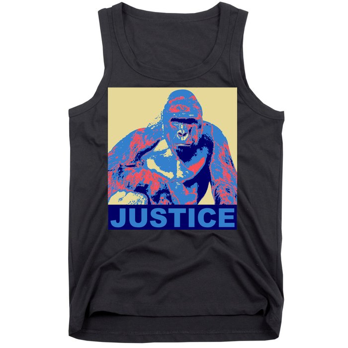 Justice For Harambe RIP Poster Tank Top