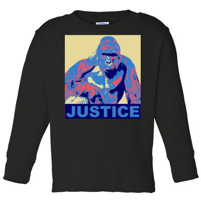 Justice For Harambe RIP Poster Toddler Long Sleeve Shirt