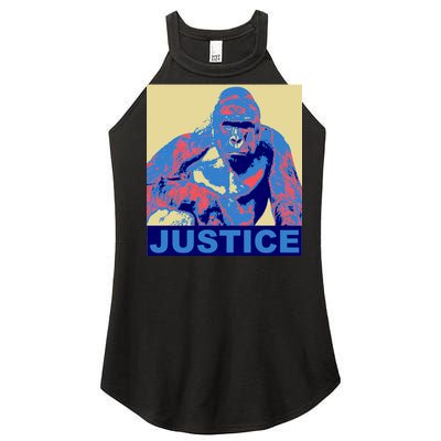 Justice For Harambe RIP Poster Women's Perfect Tri Rocker Tank