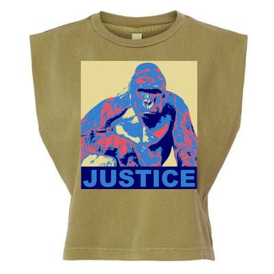 Justice For Harambe RIP Poster Garment-Dyed Women's Muscle Tee