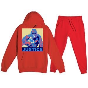 Justice For Harambe RIP Poster Premium Hooded Sweatsuit Set