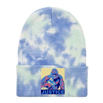 Justice For Harambe RIP Poster Tie Dye 12in Knit Beanie