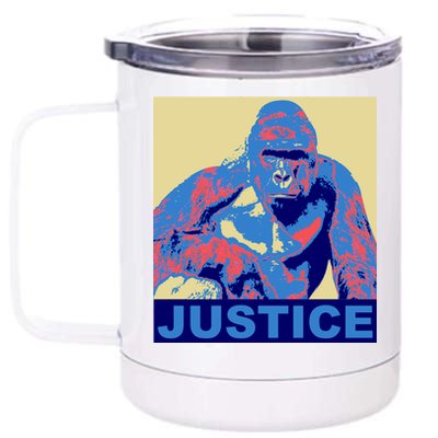 Justice For Harambe RIP Poster 12 oz Stainless Steel Tumbler Cup