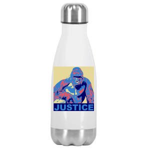 Justice For Harambe RIP Poster Stainless Steel Insulated Water Bottle