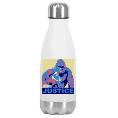 Justice For Harambe RIP Poster Stainless Steel Insulated Water Bottle