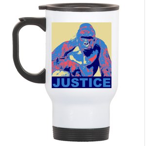 Justice For Harambe RIP Poster Stainless Steel Travel Mug