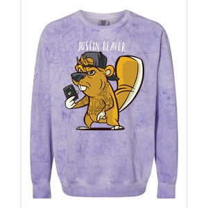 Justin Beaver Colorblast Crewneck Sweatshirt