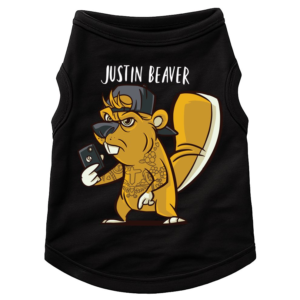 Justin Beaver Doggie Tank