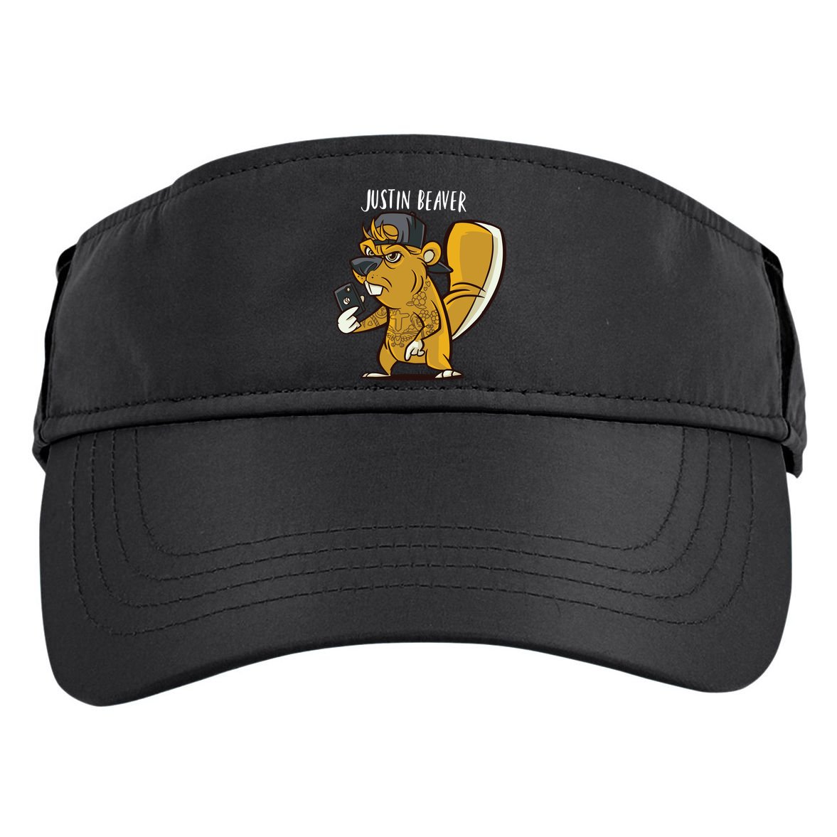 Justin Beaver Adult Drive Performance Visor