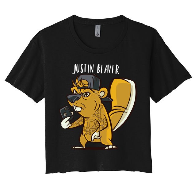 Justin Beaver Crop Top