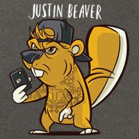Justin Beaver Cotton Canvas Backpack