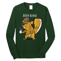 Justin Beaver Long Sleeve Shirt