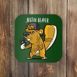 Justin Beaver Coaster