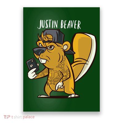 Justin Beaver Poster