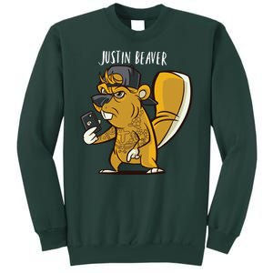 Justin Beaver Tall Sweatshirt