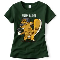 Justin Beaver Womens T-Shirt