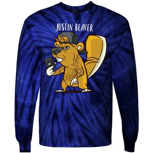 Justin Beaver Tie-Dye Long Sleeve Shirt