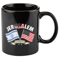 Jerusalem United We Stand 11oz C Handle Ceramic Mug