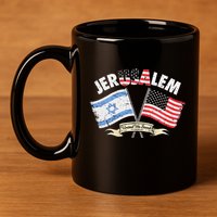Jerusalem United We Stand 11oz C Handle Ceramic Mug