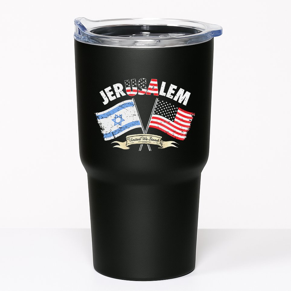 Jerusalem United We Stand Tumbler