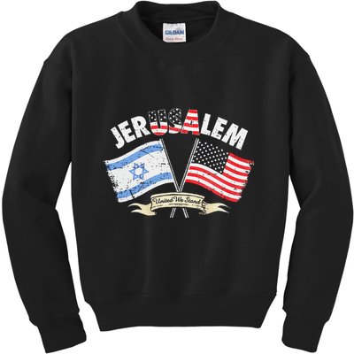 Jerusalem United We Stand Kids Sweatshirt