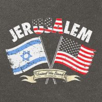 Jerusalem United We Stand Cotton Canvas Backpack