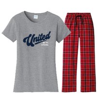 Jupmode United We’Re Strong Community Women's Flannel Pajama Set