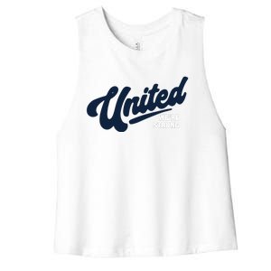 Jupmode United We’Re Strong Community Women's Racerback Cropped Tank