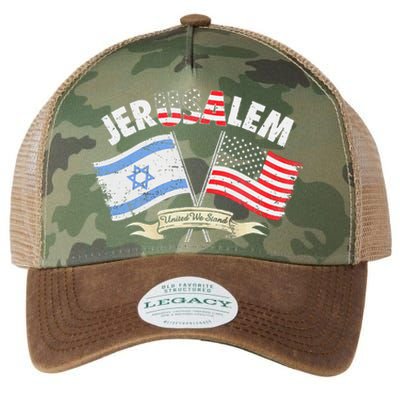 Jerusalem United We Stand Legacy Tie Dye Trucker Hat