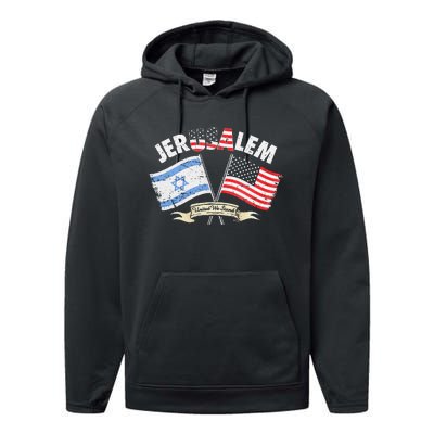 Jerusalem United We Stand Performance Fleece Hoodie