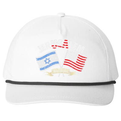 Jerusalem United We Stand Snapback Five-Panel Rope Hat