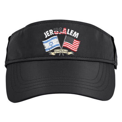 Jerusalem United We Stand Adult Drive Performance Visor